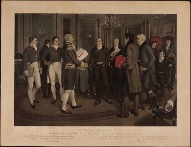 The Treaty of Ghent -December 1815: British and Americans met in Ghent, Belgium to negotiate a commercial peace treaty (Delegates: JQA and Henry Clay) 1.