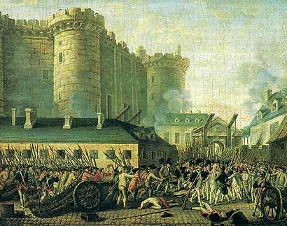 BASTILLE DAY On July 14, 1789, Paris Mobs Stormed the Bastille.