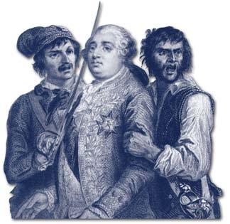 Section 3 Louis XVI was put on trial as a traitor to France. He was convicted and sentenced to death.