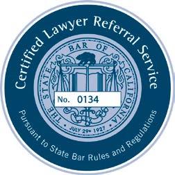 ATTORNEY HANDBOOK State Bar of California Certified Lawyer Referral Service #134 This