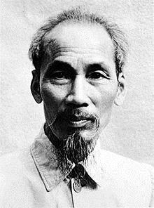 Vietnam resistance leader, Ho Chi Minh, leads the fight against