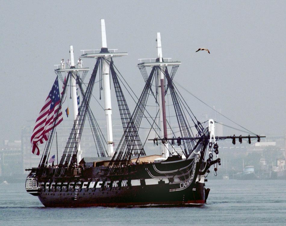 U.S.S. Constitution The U.S.S. Constitution is the world's oldest commissioned naval vessel afloat. The U.S.S. Constitution is most famous for her actions during the War of 1812 against Great Britain, when she captured numerous merchant ships and defeated five British warships.