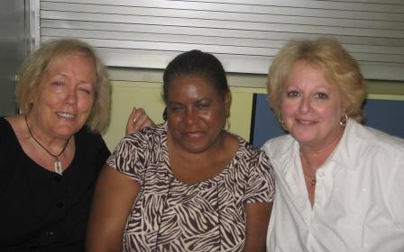 (l r) New Area 2 Deputy Leader Candy Walters, MCDC Executive Committee Representative Betty White, and new Area 2