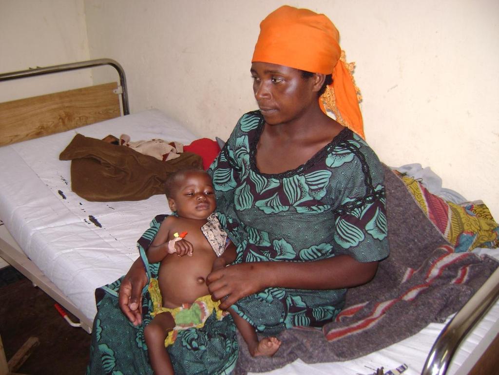 In the infant population of Goma, sepsis and respiratory distress