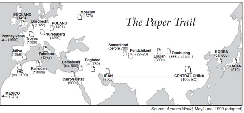 28. Base your answer to the following question on the map below and on your knowledge of social studies.