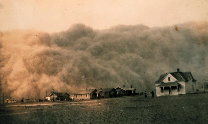 In the midst of the Great Depression, a massive weather catastrophe, the Dust Bowl, damaged