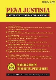 Pena Justisia: Media Komunikasi dan Kajian Hukum Vol. 17 No.