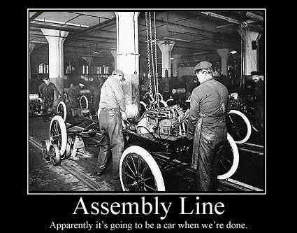 Henry Ford and the Assembly Line- MOVING ASSEMBLY LINE 69.