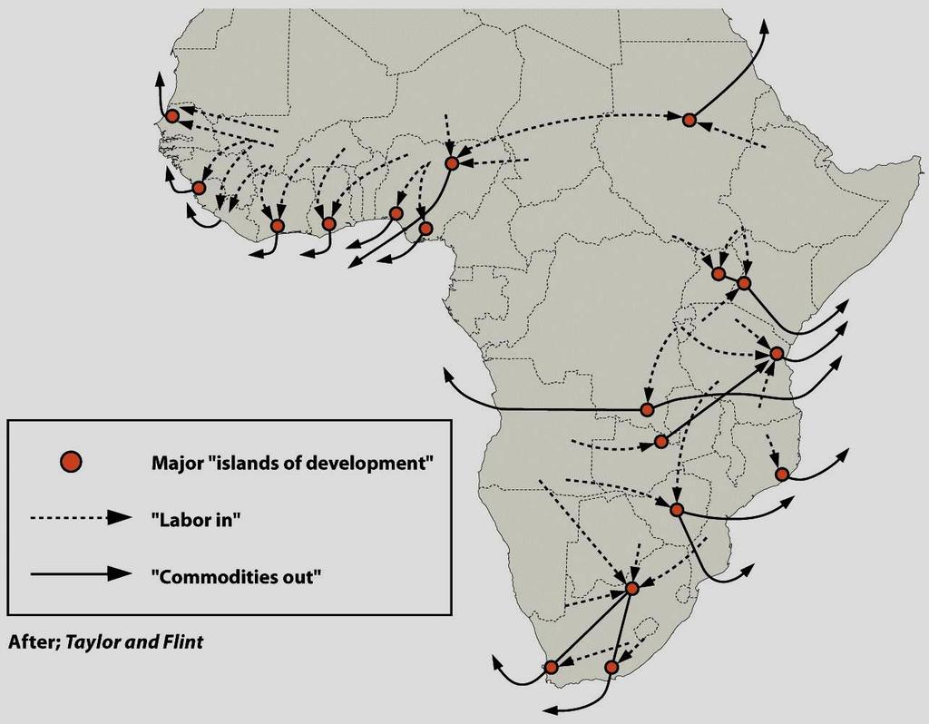International Migration Flows in LDCs Migration to neighboring countries Short term economic opportunities To reconnect with cultural groups across borders To flee