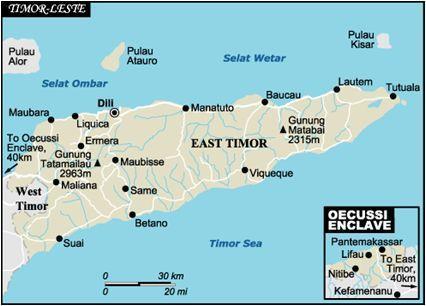 Aceh East Timor West