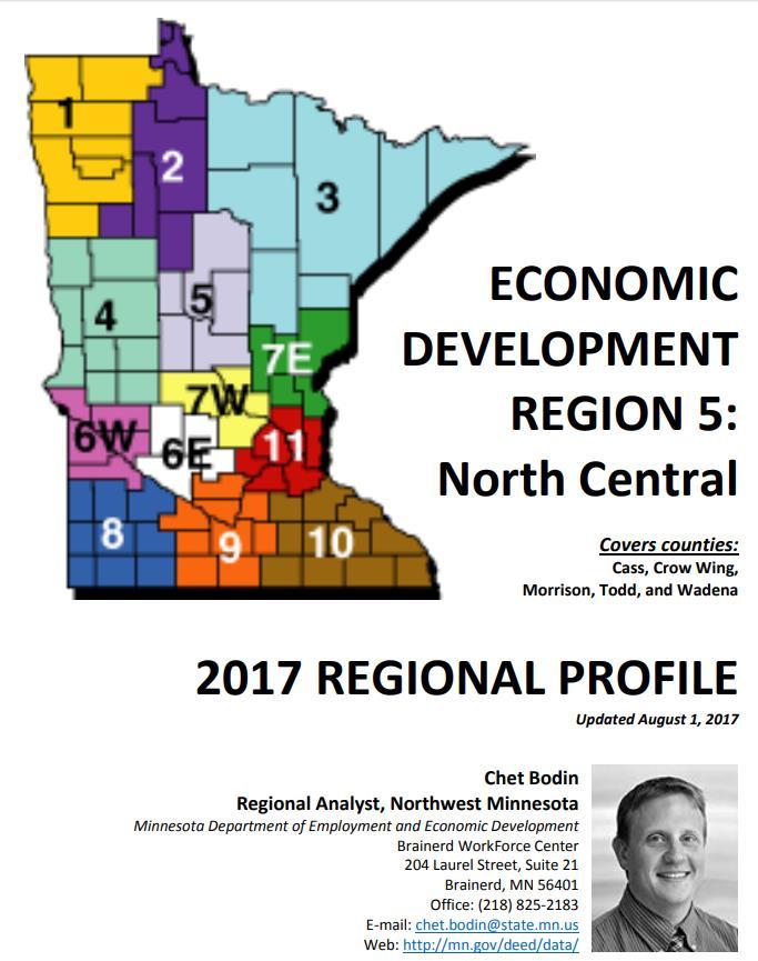 Regional Profiles https://mn.gov/deed/data/regionallmi/northwest-lmi.