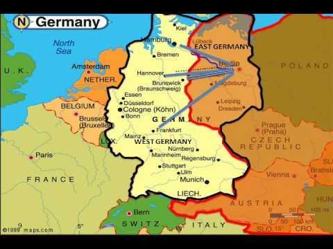Following World War II, Germany was divided into four zones of