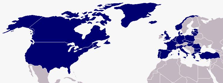 North Atlantic Treaty Organization (1949) United States Belgium Britain Canada
