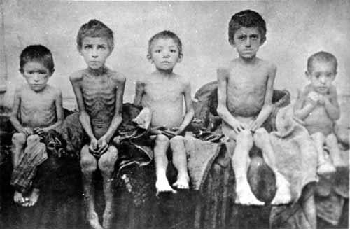 Agricultural Collapse 5 million die of starvation in the war communism