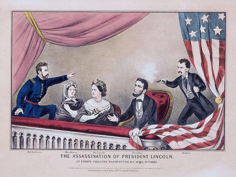 Lincoln Assassinated (Apr 14, 1865) Ford s Theater, Washington
