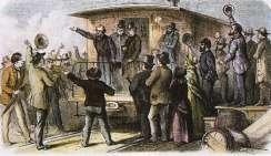 The 1866 Bi-Election A referendum on Radical Reconstruction. Johnson made an ill-conceived propaganda tour around the country to push his plan.