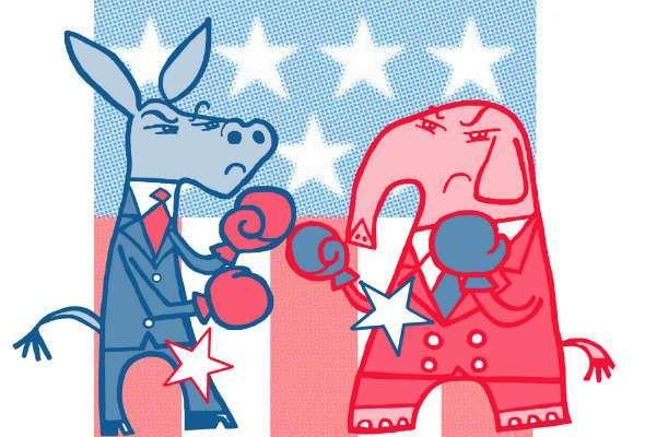 Two-Party System Issues within the Democratic-Republican Party led to a break