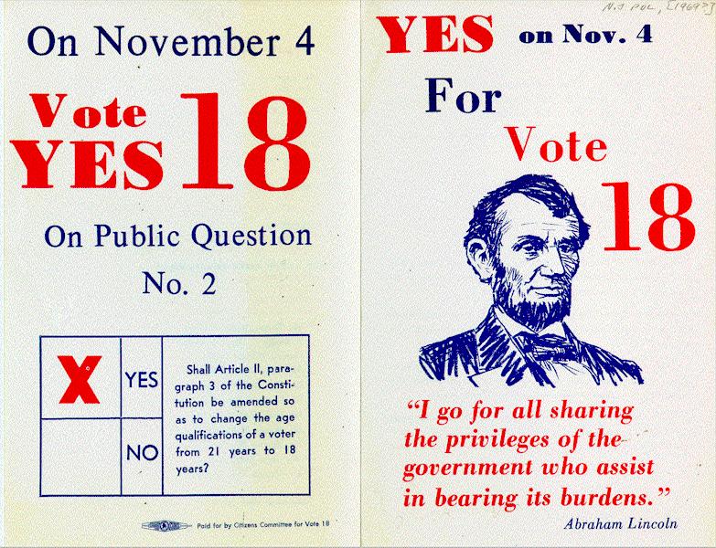 Changing the Voting Age The 26 th Amendment was passed in 1971.