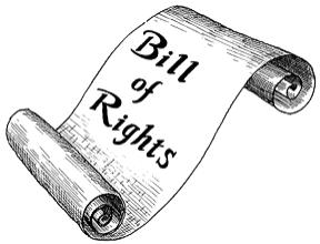 In 1791, The Bill of Rights