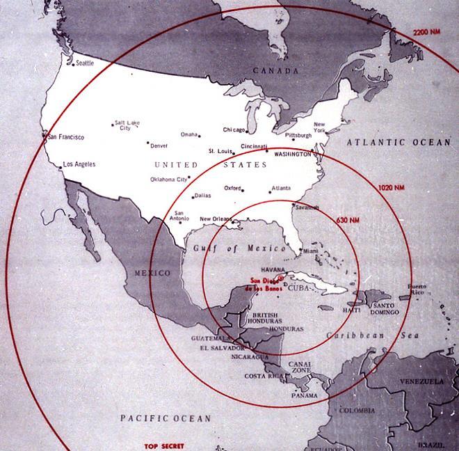 Kennedy takes responsibility (on TV) Castro fears full invasion Soviet Union helps: nuclear warheads in Cuba October