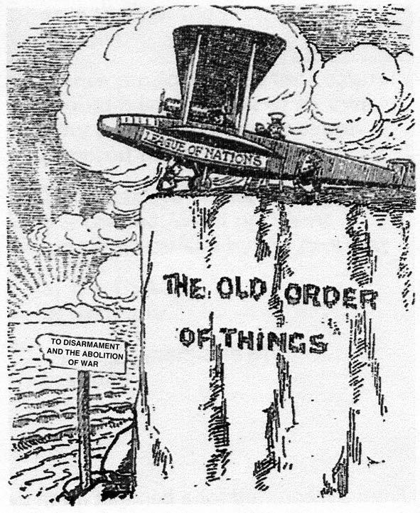 7 SOURCE C A British cartoon published in 1919. SOURCE D The League needs to provide the means for the common action which will have to be exercised by the Council.
