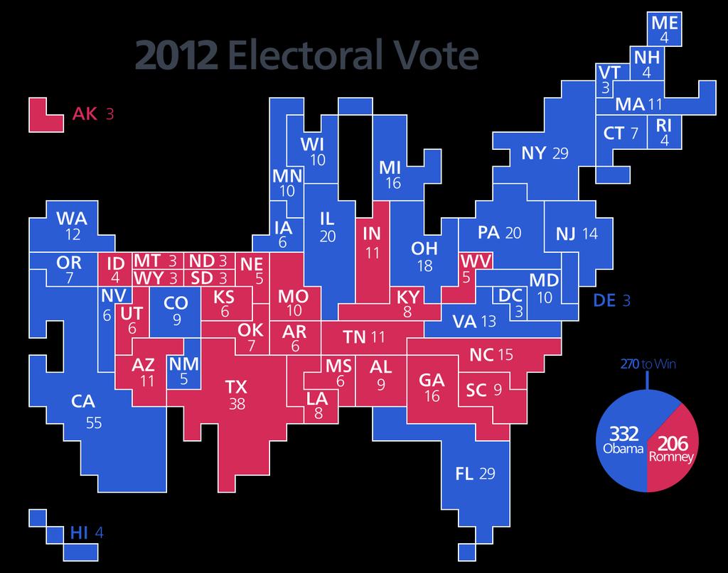 2012 Electoral Vote