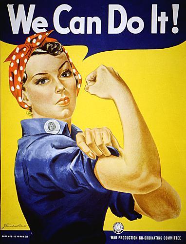 Women & Work in WWII Many men (workers) in military