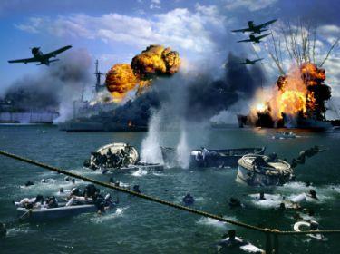 fleet was located), wiping out many battleships and killing or wounding 3000 men.