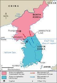 Democratic People s Republic of Korea to the north and the pro-western Republic of Korea to the south. This invasion was the first military action of the Cold War.