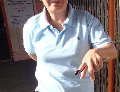 Smearing of indelible ink on voter s fingers; suggesting