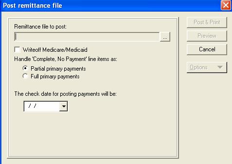 6. Review the file and make sure it is correct before you post the payments. After you have reviewed the file, you are ready to post the remittance file.