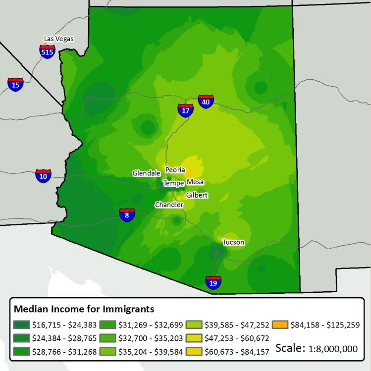 11.1 Most Common L anguages Spoken in Immigrant Homes in Arizona Chi nese (n=91) 16% 1 6 11.