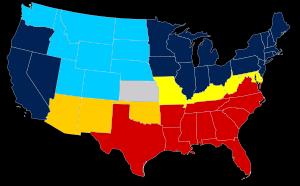 BLUE Union states LT BLUE Union territories not