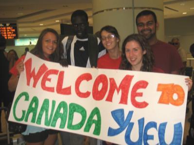 Greeting the Student A sponsored student s arrival in Canada is always an exciting time. WUSC will send you the student s travel schedule as soon as this information becomes available.