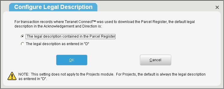 User s Guide (Version 1.4) Access Teranet Connect functionality from within a transaction record by clicking the Teranet Connect subtab in the Subject Property topic (Tab D).
