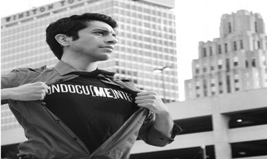 UndocuQueer Moises Serrano is an undocumented activist and aspiring American citizen.