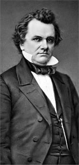 STEPHAN DOUGLAS, DEMOCRAT In 1858, incumbent Democrat Senator, having been elected in 1847 Had chaired the Senate Committee on