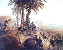 The Independence Movement Francois Toussaint Louverture, a former slave, set fires to the sugarcane fields and burnt planta5on homes to the ground in revolt.