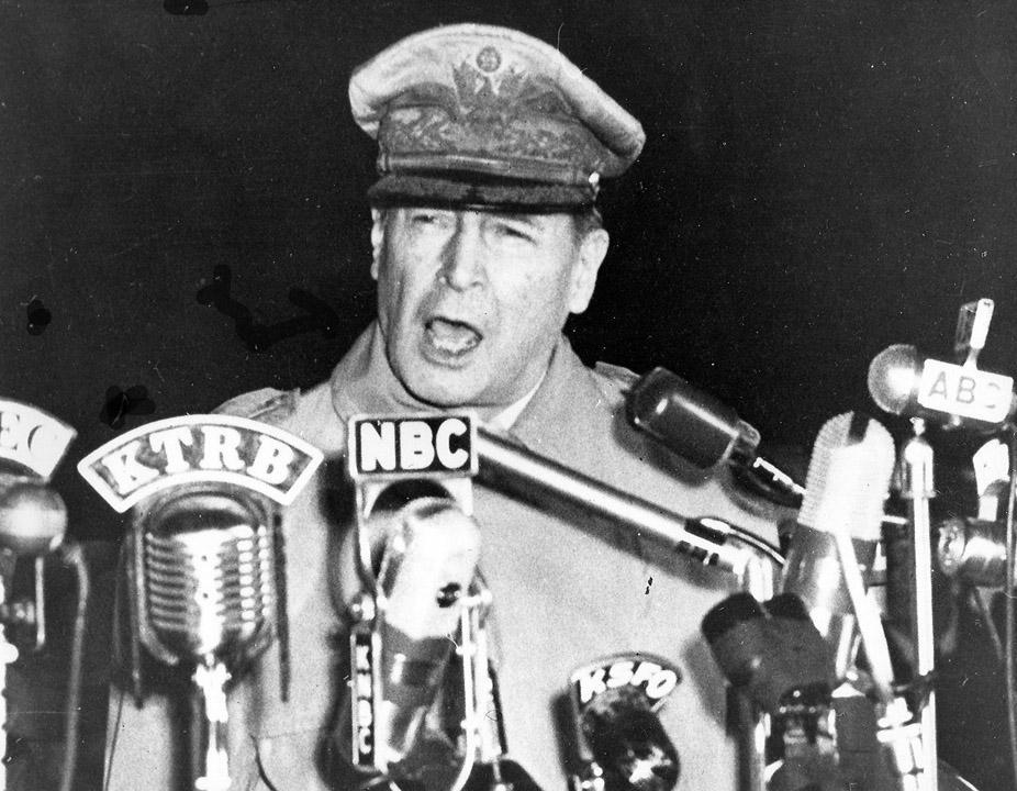 Mar. 1951: Public support for prolonged war starts to fade MacArthur: There is no substitute for victory.