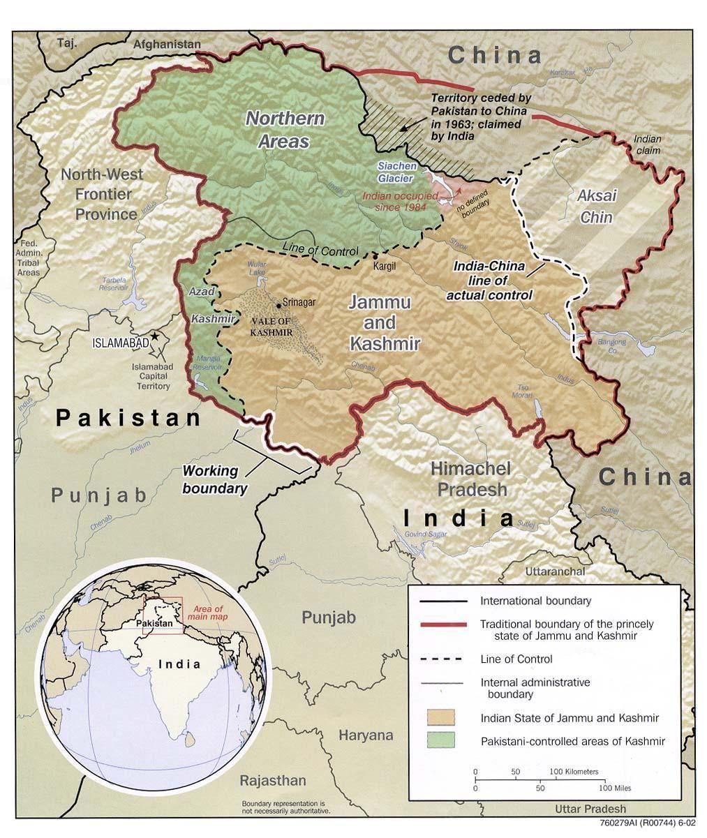 ICG Asia Report N 79, 24 June 2004 Page 30 APPENDIX A MAP OF KASHMIR