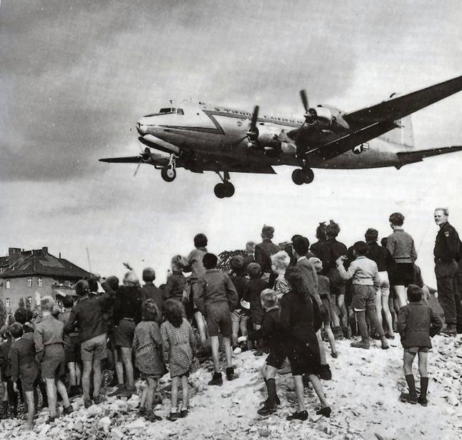 Berlin Airlift A military operation in the late 1940s that brought food and other needed goods into West Berlin by