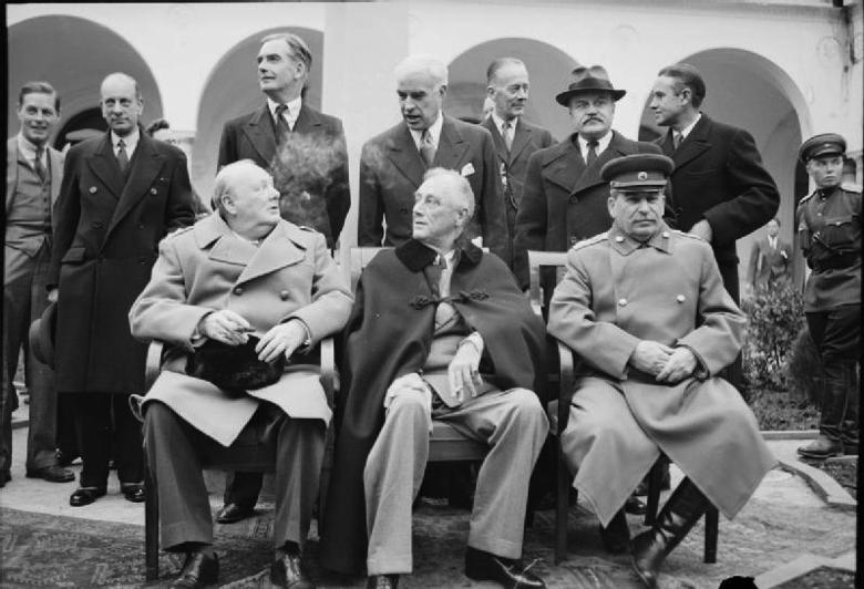 Yalta Conference a conference held in Yalta in February 1945 where Roosevelt, Stalin, and