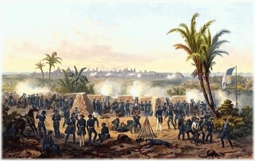 War (cont.) Americans military might proved too much for Mexican forces.