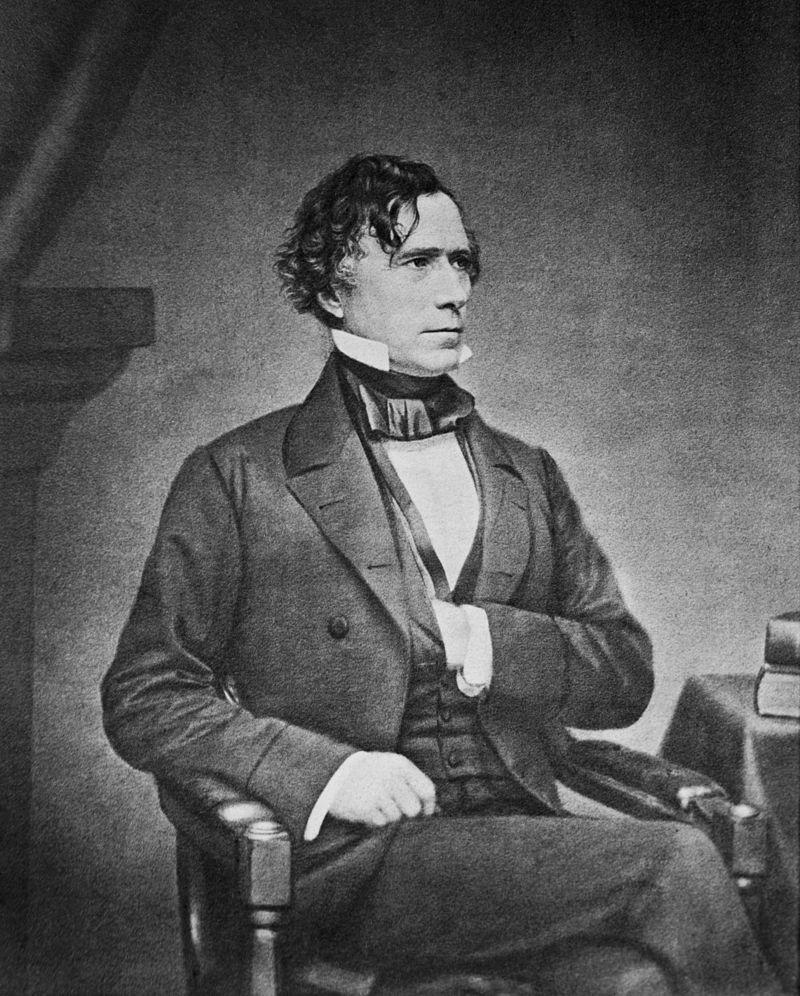 Kansas Nebraska Act 1854 President Franklin Pierce > The Missouri Compromise (in 1820) had prohibited new slave states above the