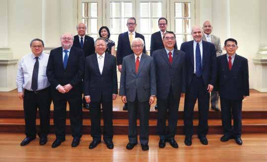 The Board of Governors and senior management of RSIS were hosted to a lunch at the Istana by President Tony Tan on 15 January.
