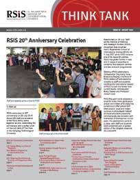NEWSLETTERS AND BULLETINS Broader Horizons Maritime Security Programme, RSIS. Available at http://www.rsis.edu.