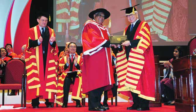 Dedication IN MEMORY OF OUR FOUNDING DIRECTOR S. R. NATHAN Mr S. R. Nathan was conferred an honorary doctorate by the Nanyang Technological University on 6 December 2011. Mr S. R. Nathan passed away on 22 August.