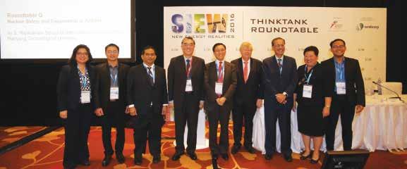 RSIS ROUNDTABLE AT THE SINGAPORE INTERNATIONAL ENERGY WEEK The Centre for Non-Traditional Security Studies (NTS Centre) organised the RSIS Roundtable on Nuclear Safety and Cooperation in ASEAN at the