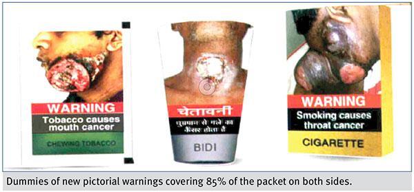 Scary, yet banal Large, graphic pictorial warnings on tobacco products have a telling effect on consumer behavior: Global Adult Tobacco Survey (GATS) The size of the warnings was increased from 40%