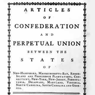 Articles of Confederation, 1781 Problems with ratification Structure of